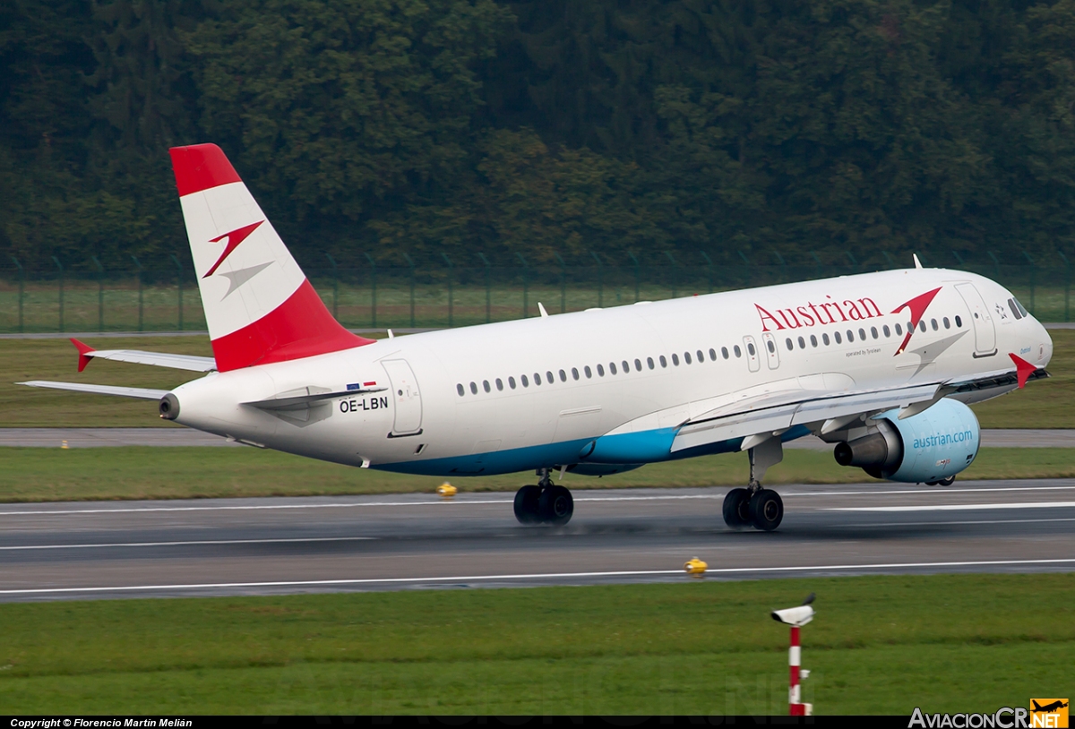 OE-LBN - Airbus A320-214 - Austrian Airlines