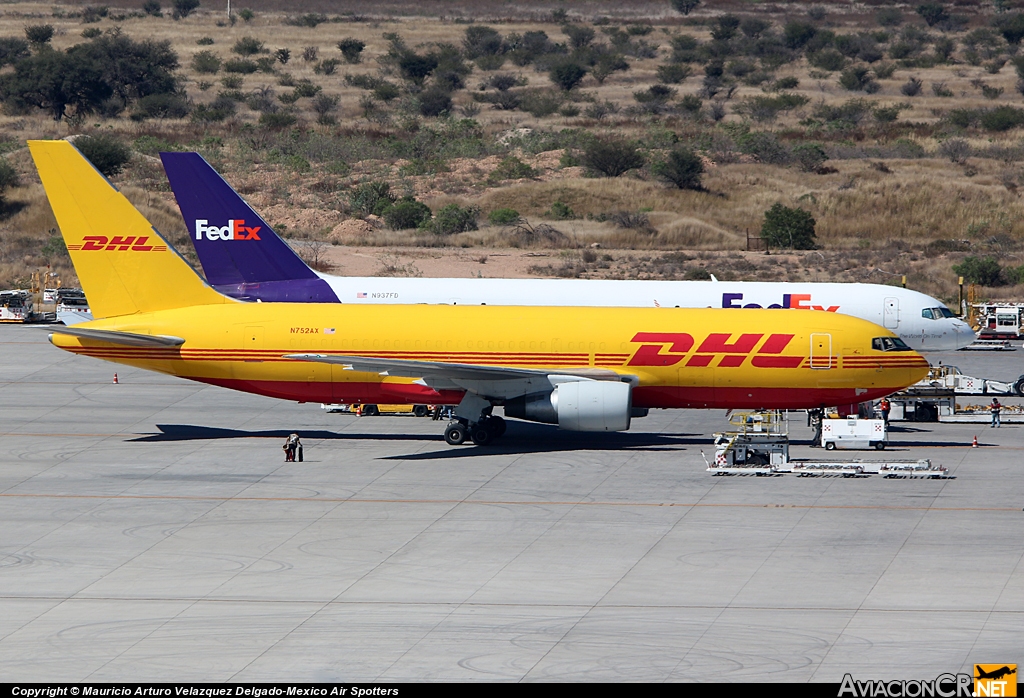 N752AX - Boeing 767-281 (BDSF) - DHL (ABX Air)