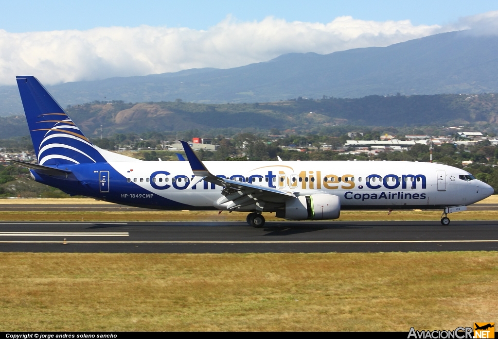 HP-1849CMP - Boeing 737-8V3 - Copa Airlines