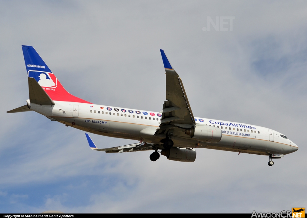 HP-1533CMP - Boeing 737-8V3 - Copa Airlines
