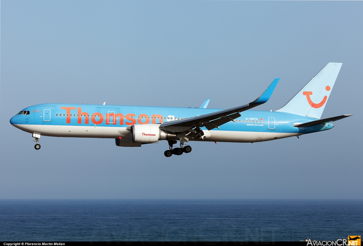 G-OBYH - Boeing 767-304/ER - Thomsonfly