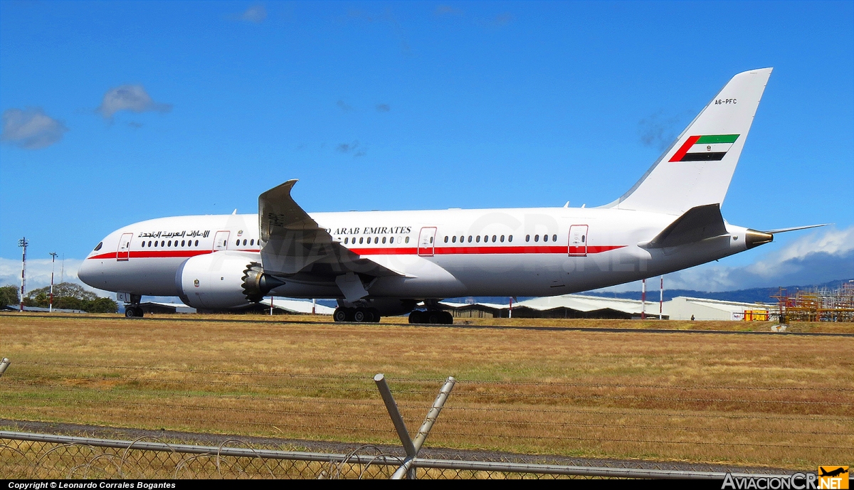 A6-PFC - Boeing 787-8 - United Arab Emirates - Abu Dhabi Amiri Flight