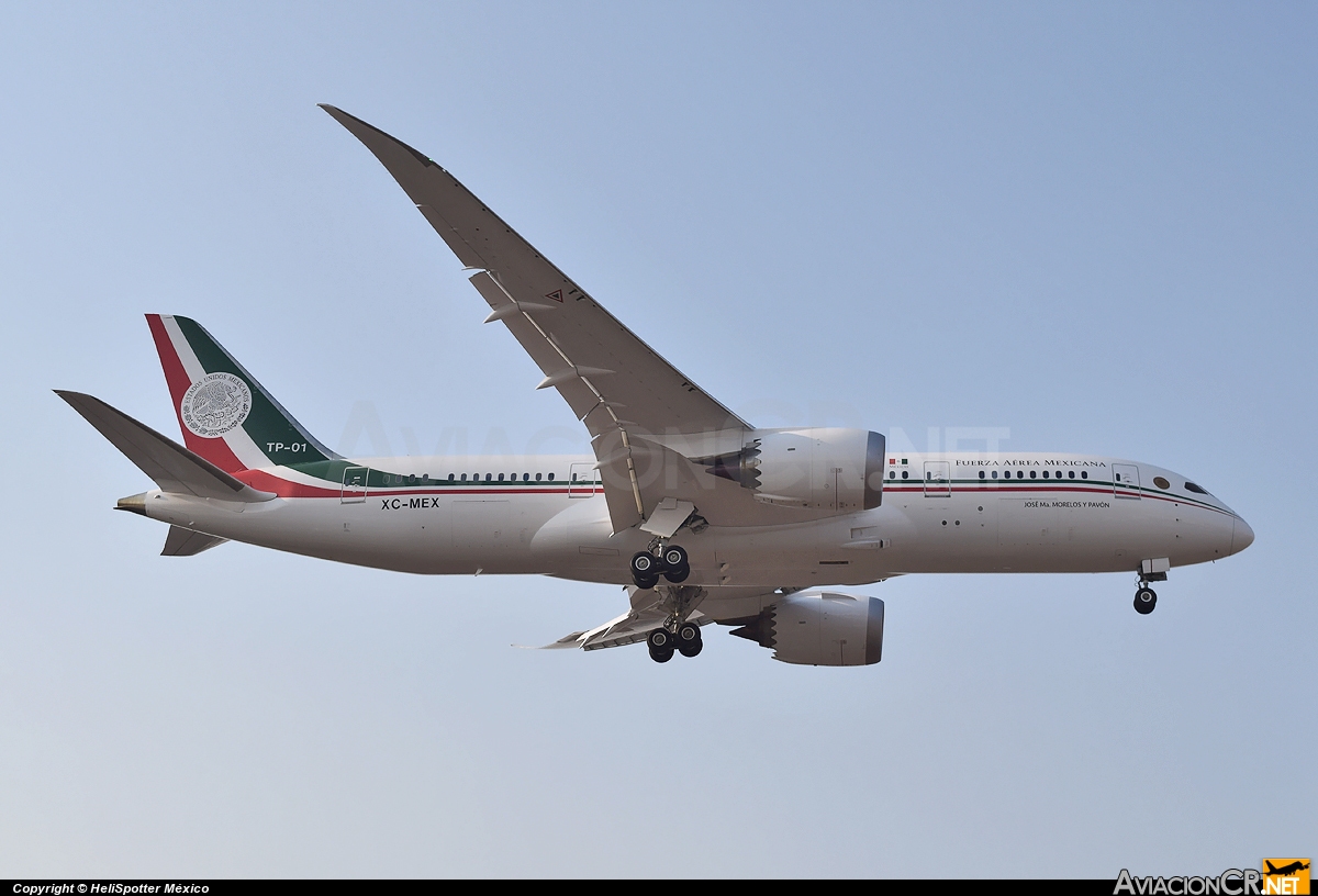 XC-MEX - Boeing 787-8 Dreamliner - Fuerza Aerea Mexicana