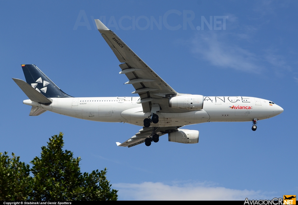 N342AV - Airbus A330-243 - Avianca