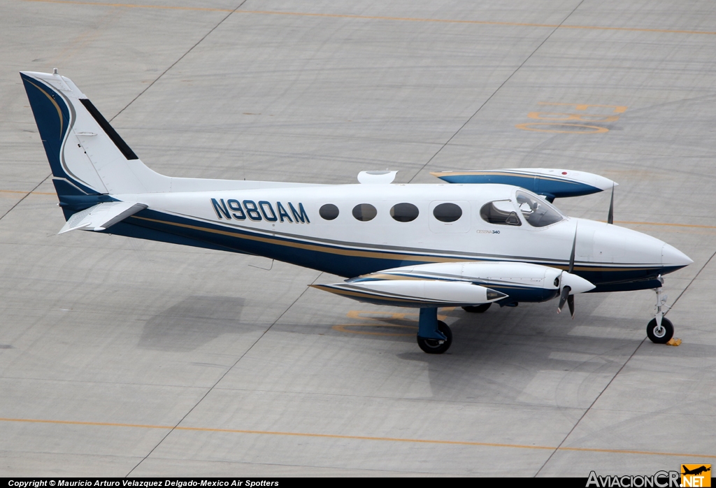 N980AM - Cessna 340 - Privado