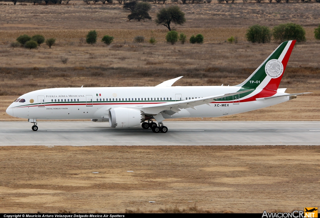 XC-MEX - Boeing 787-8 Dreamliner - Fuerza Aerea Mexicana FAM