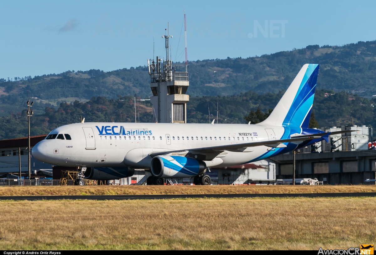 N1821V - Airbus A319-132 - VECA