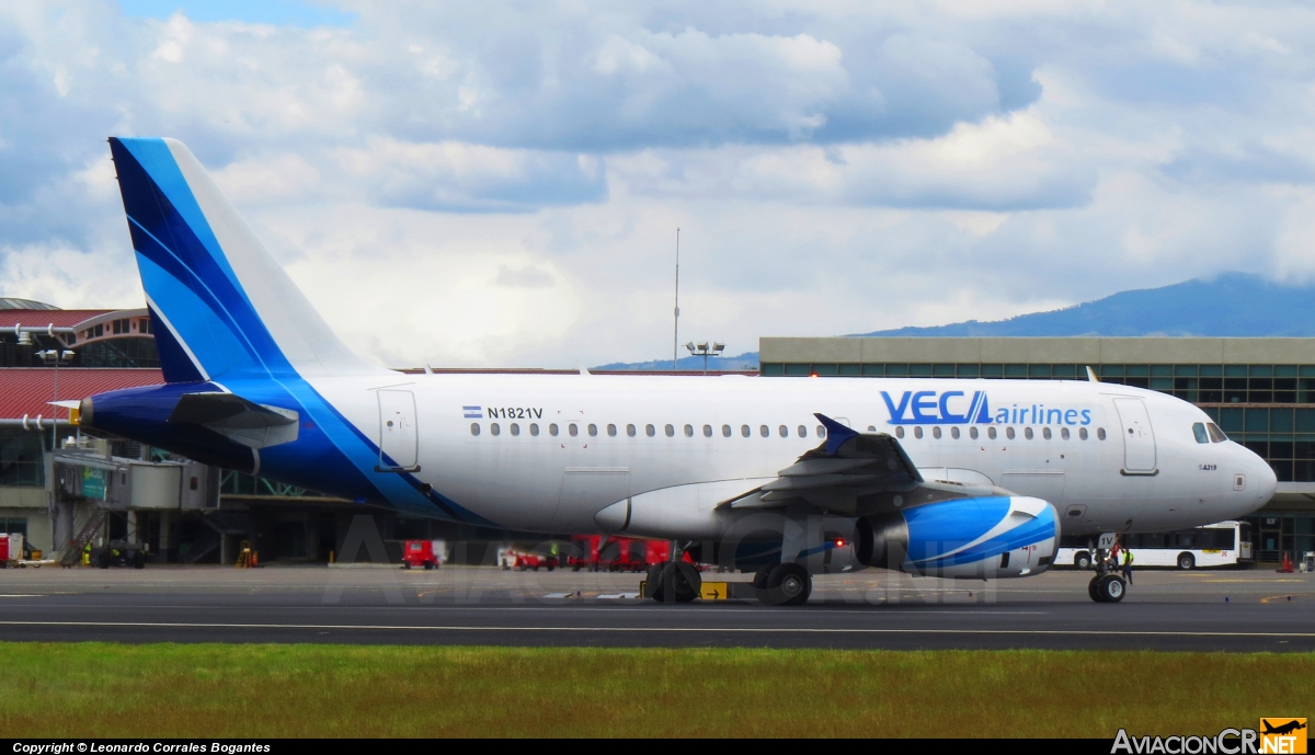 N1821V - Airbus A319-132 - VECA