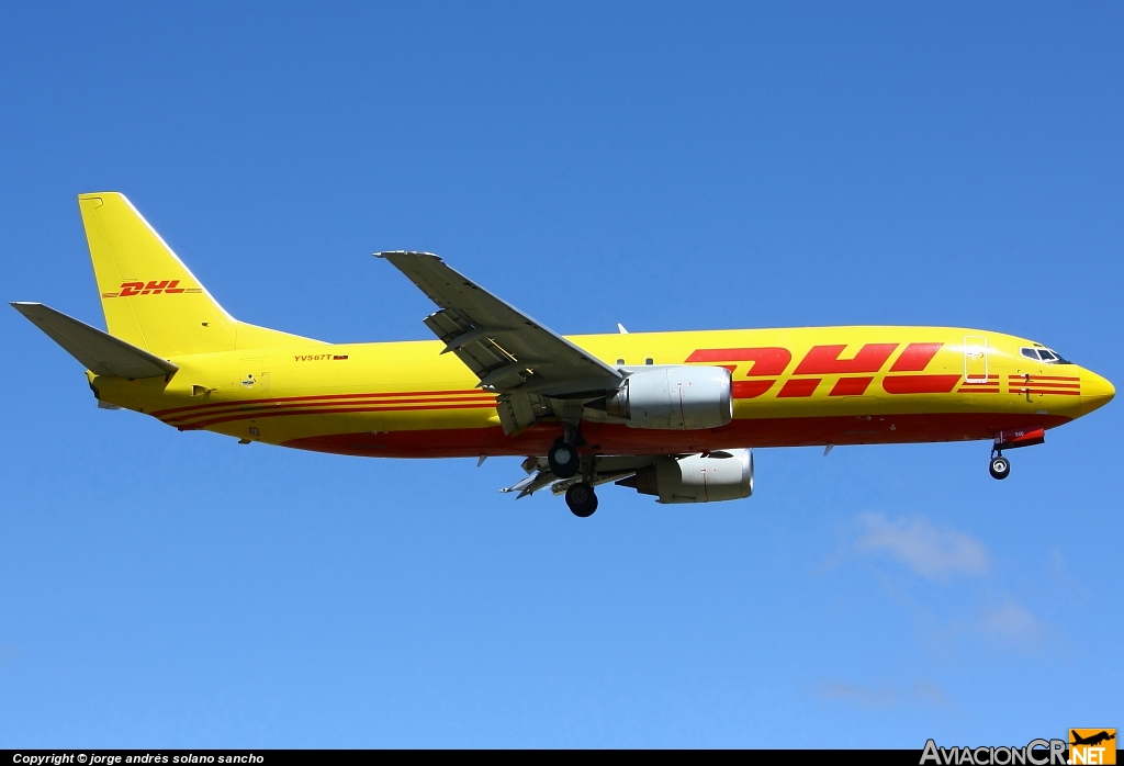 YV567T - Boeing 737-4Q3 - DHL (Vensecar International)