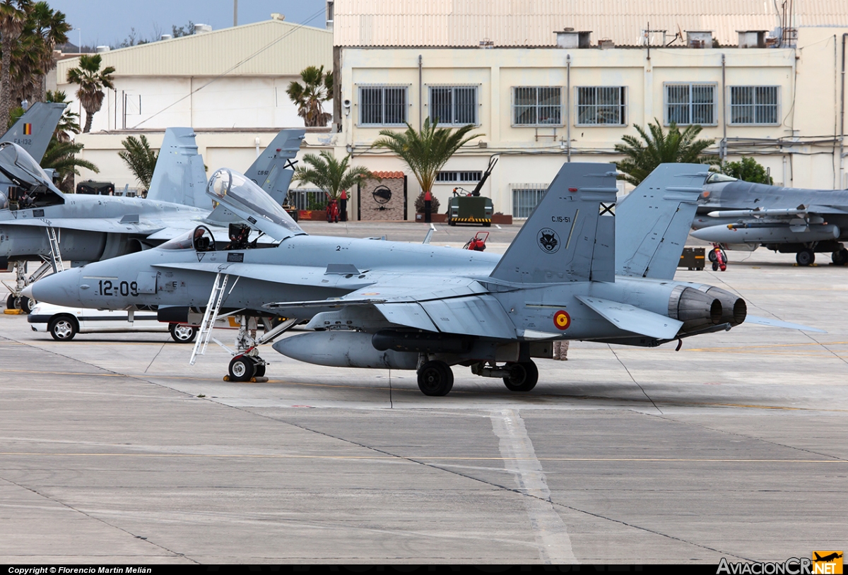 C.15-51 - McDonnell Douglas F/A-18 Hornet - Fuerza Aérea Espanola