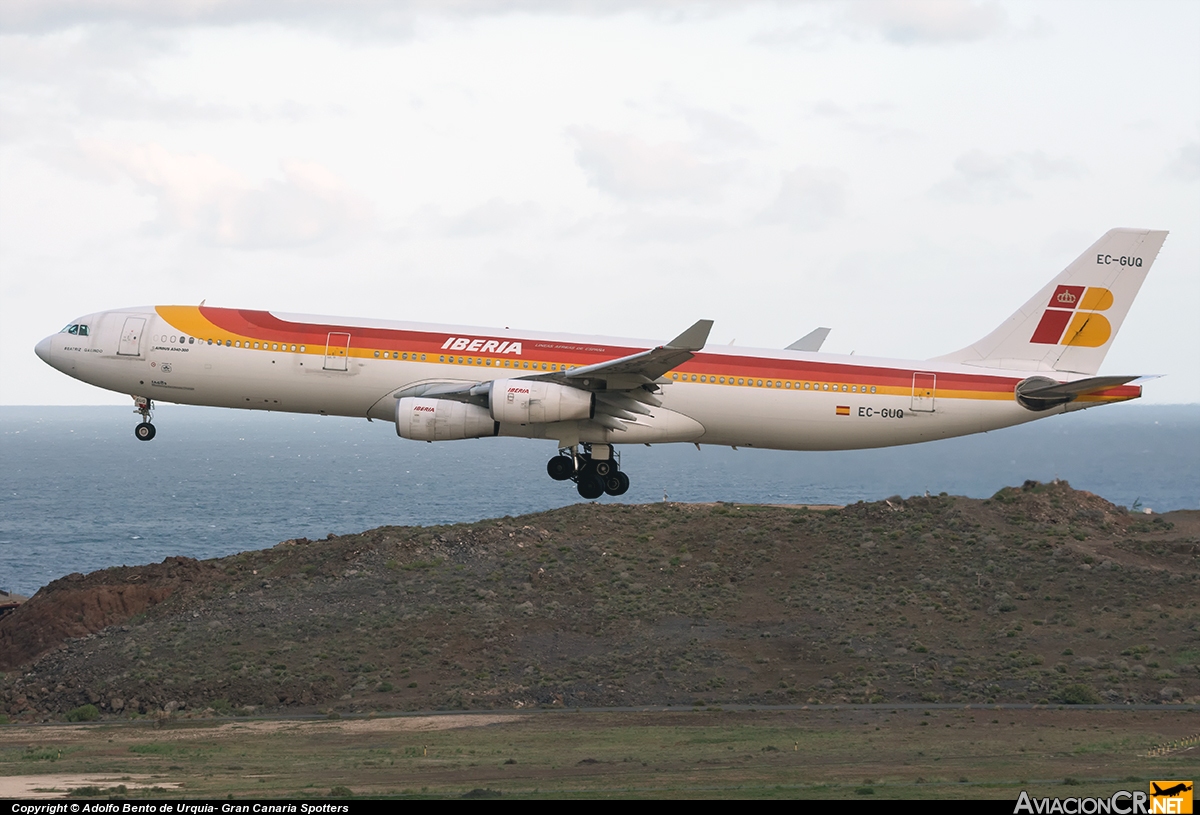 EC-GUQ - Airbus A340-313X - Iberia