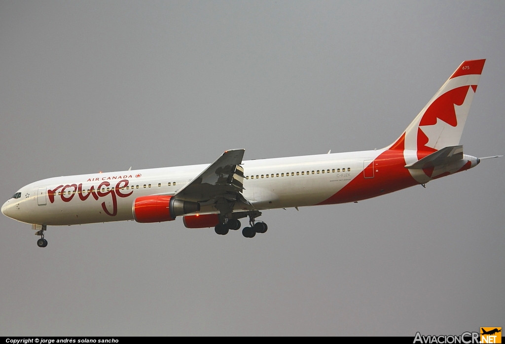 C-FJZK - Boeing 767-3Q8/ER - Air Canada Rouge