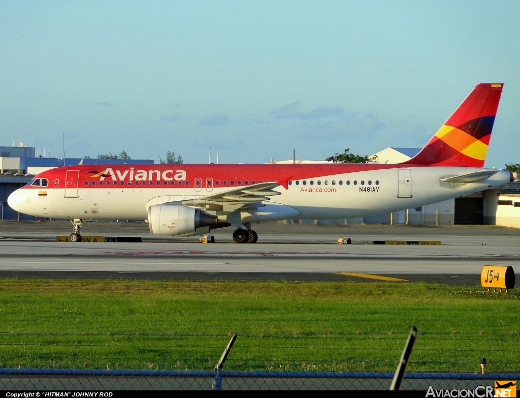N481AV - Airbus A320-214 - Avianca