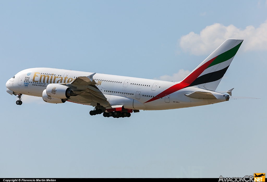 A6-EEJ - Airbus A380-861 - Emirates