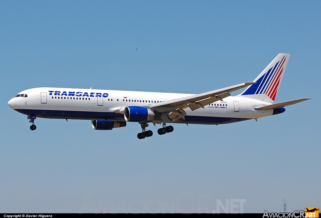 EI-DFS - Boeing 767-33A/ER - Transaero Airlines