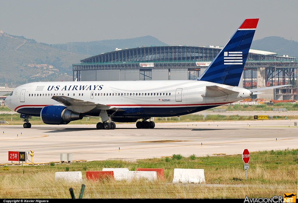 N255AY - Boeing 767-2B7/ER - US Airways