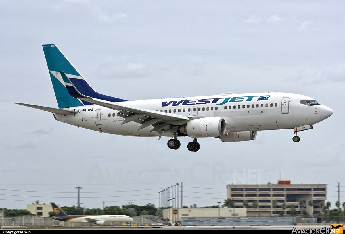 C-FBWS - Boeing 737-7CT - WestJet Airlines