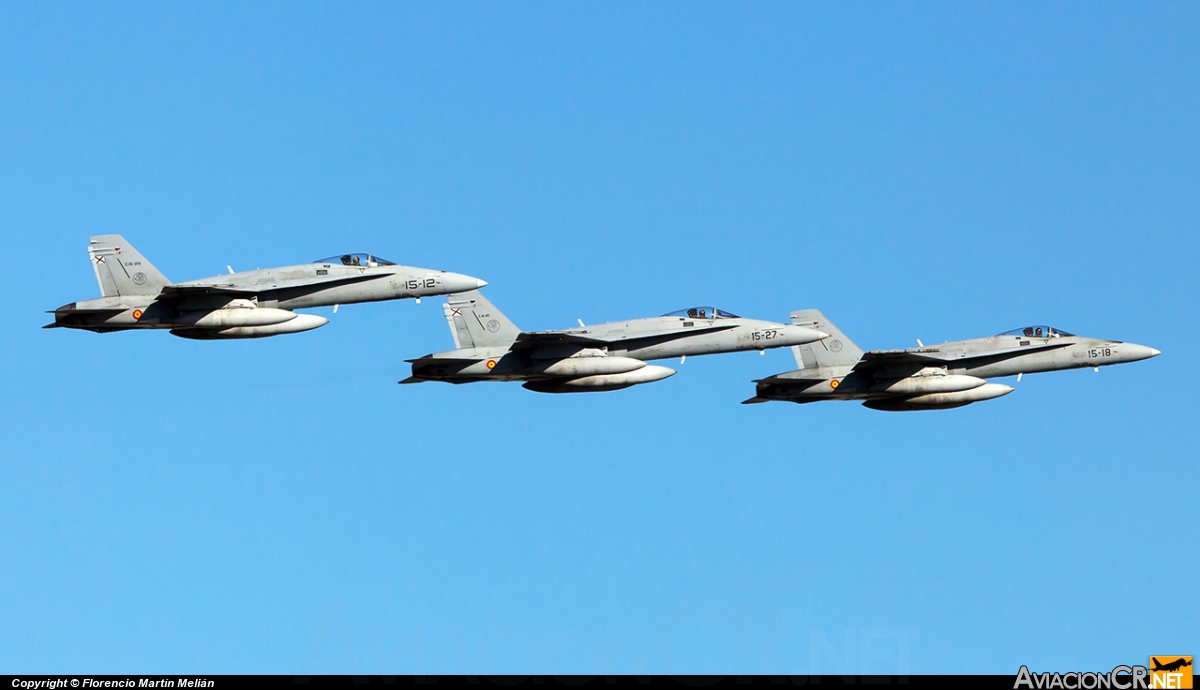 C.15-25 - McDonnell Douglas F/A-18 Hornet - Fuerza Aérea de España