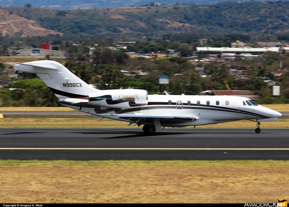 N998CX - Cessna 750 Citation X - Privado