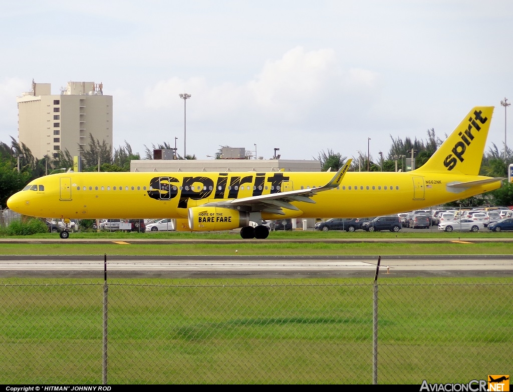 N662NK - Airbus A321-231 - Spirit Airlines