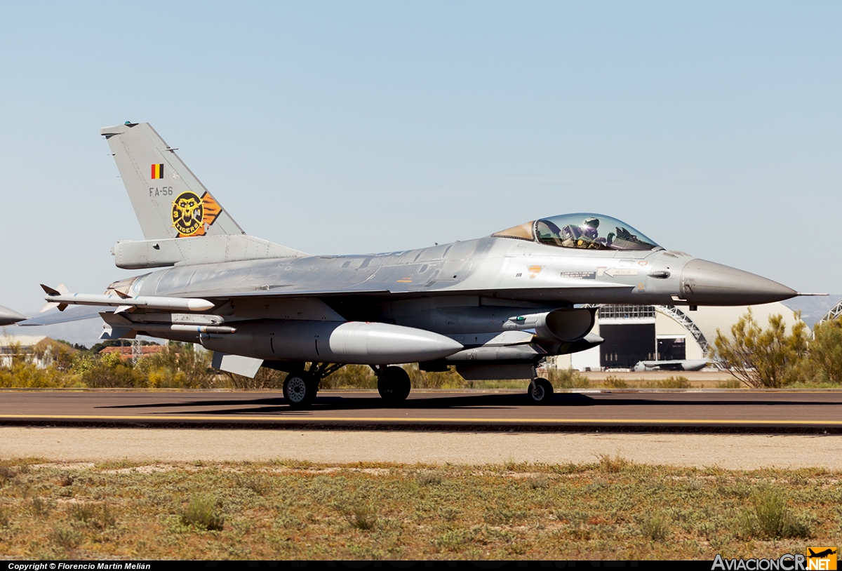 FA-56 - General Dynamics F-16AM Fighting Falcon - Fuerza Aerea Belga