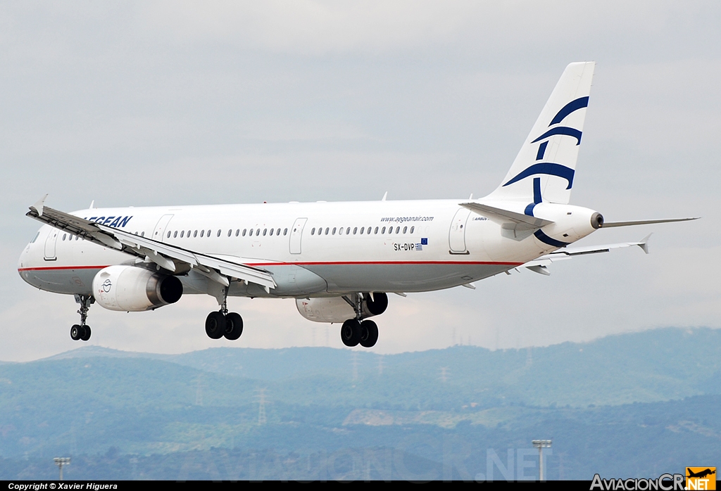 SX-DVP - Airbus A321-231 - Aegean Airlines