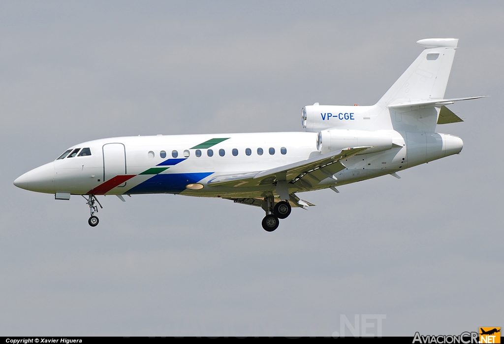 VP-CGE - Dassault Falcon 900EX - Volkswagen Air Service