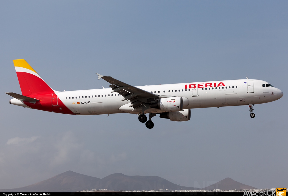 EC-JGS - Airbus A321-211 - Iberia