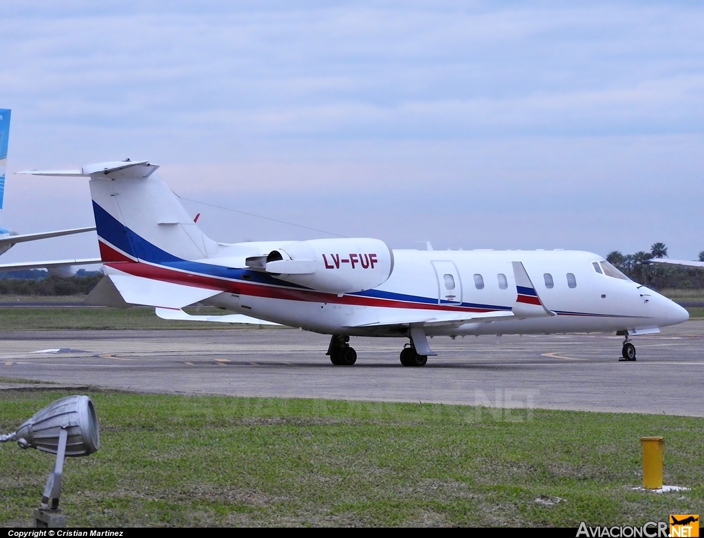 LV-FUF - Learjet 60 - Privado