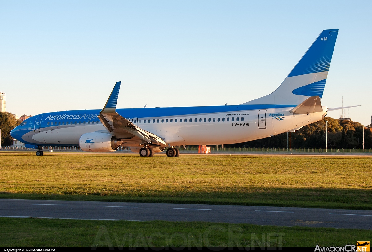 LV-FVM - Boeing 737-8SH - Aerolineas Argentinas
