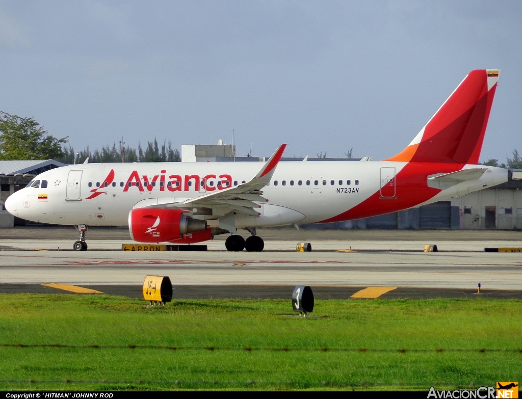 N723AV - Airbus A319-115LR - Avianca Colombia