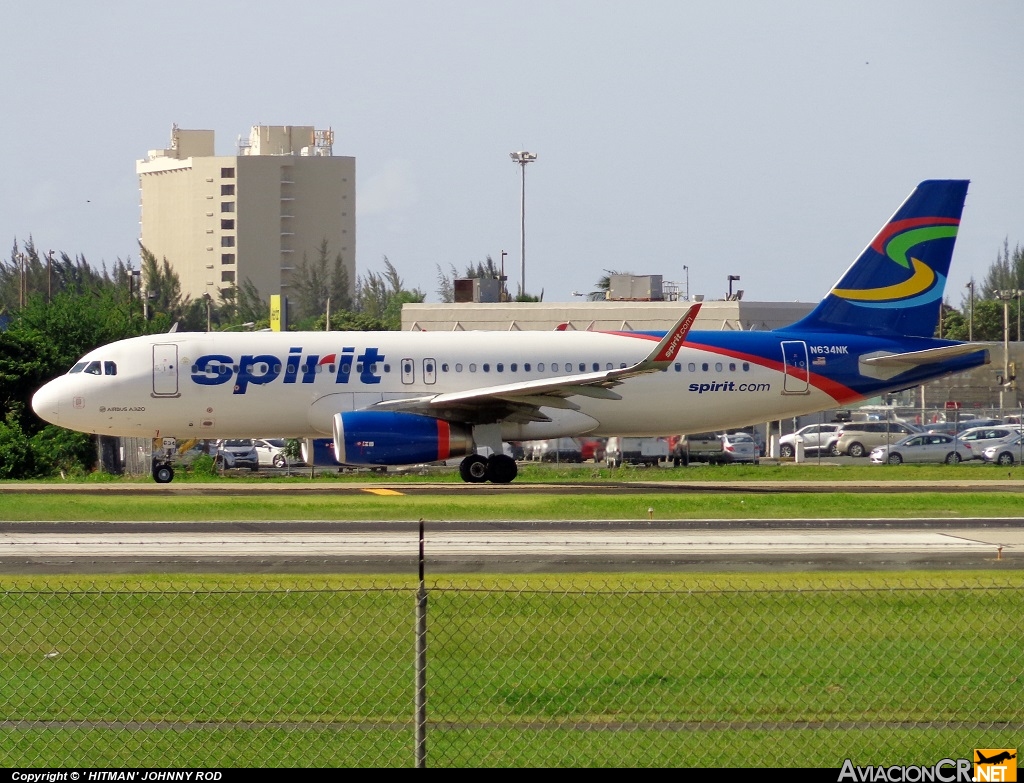 N634NK - Airbus A320-232 - Spirit Airlines