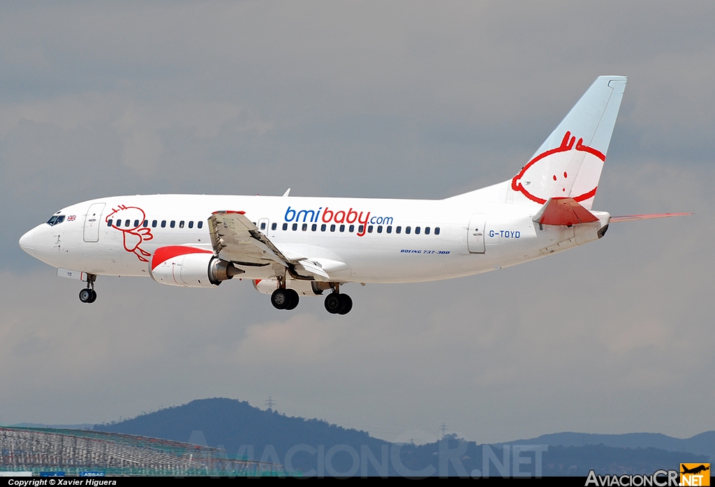 G-TOYD - Boeing 737-3Q8 - Bmibaby