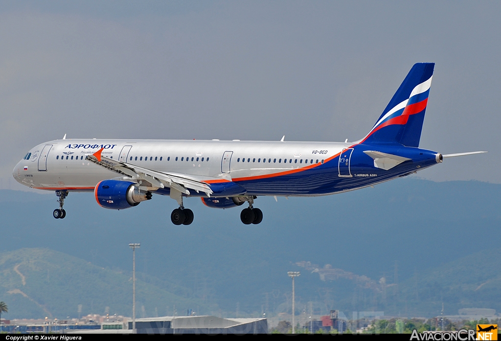 VQ-BED - Airbus A321-211 - Aeroflot  - Russian Airlines