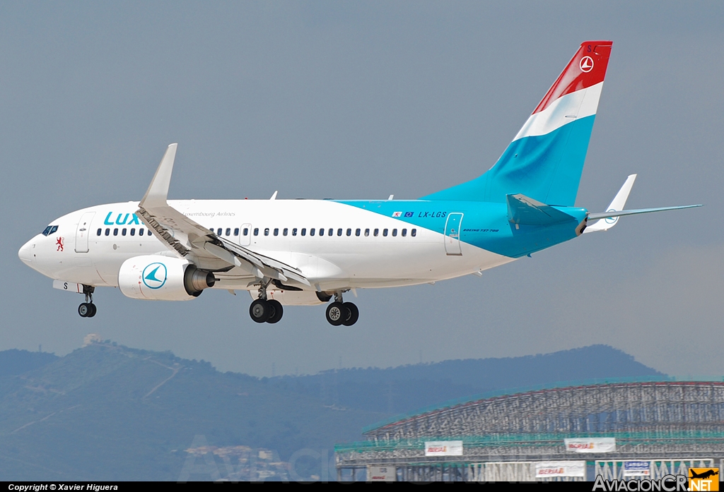 LX-LGS - Boeing 737-7C9 - LUXAIR