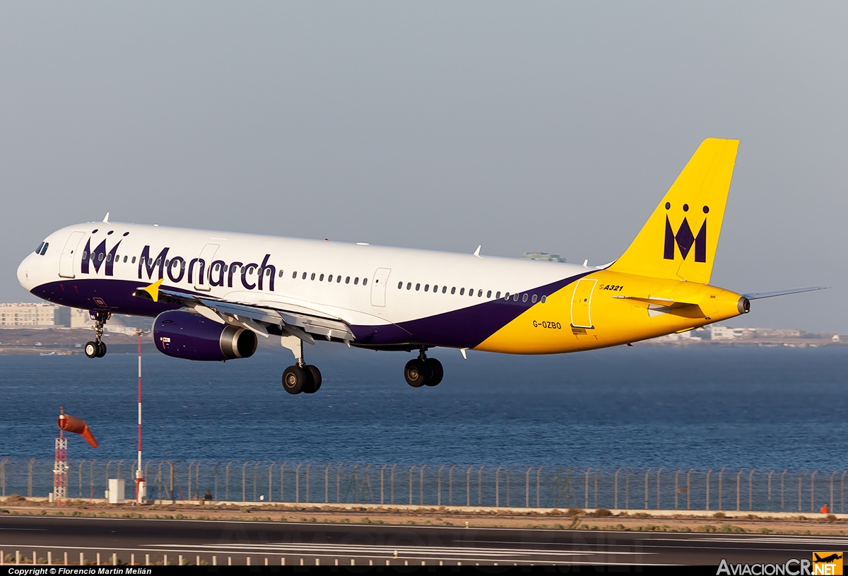 G-OZBO - Airbus A321-231 - Monarch Airlines