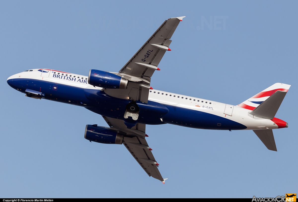 G-GATL - Airbus A320-233 - British Airways