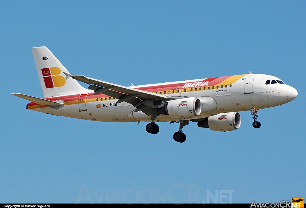 EC-HGR - Airbus A319-112 - Iberia