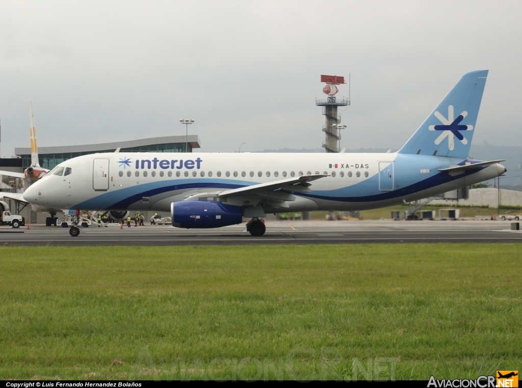 XA-DAS - Sukhoi Super Jet 100- SSJ100 - Interjet