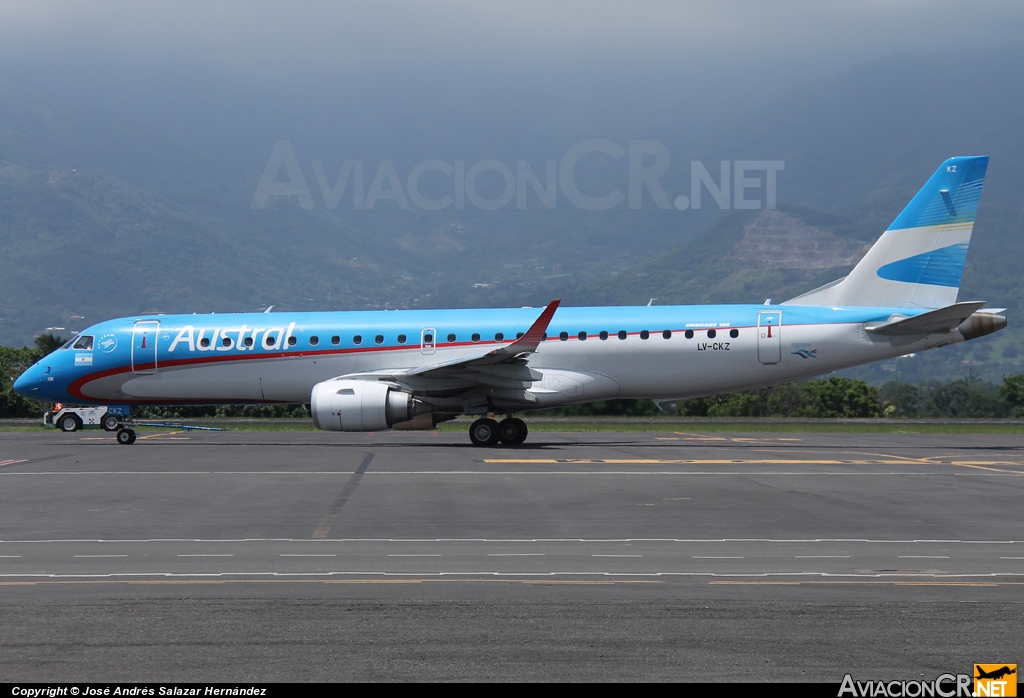 LV-CKZ - Embraer ERJ-190-100AR - Austral Líneas Aéreas