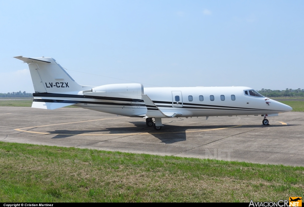 LV-CZX - Learjet 60 - Privado