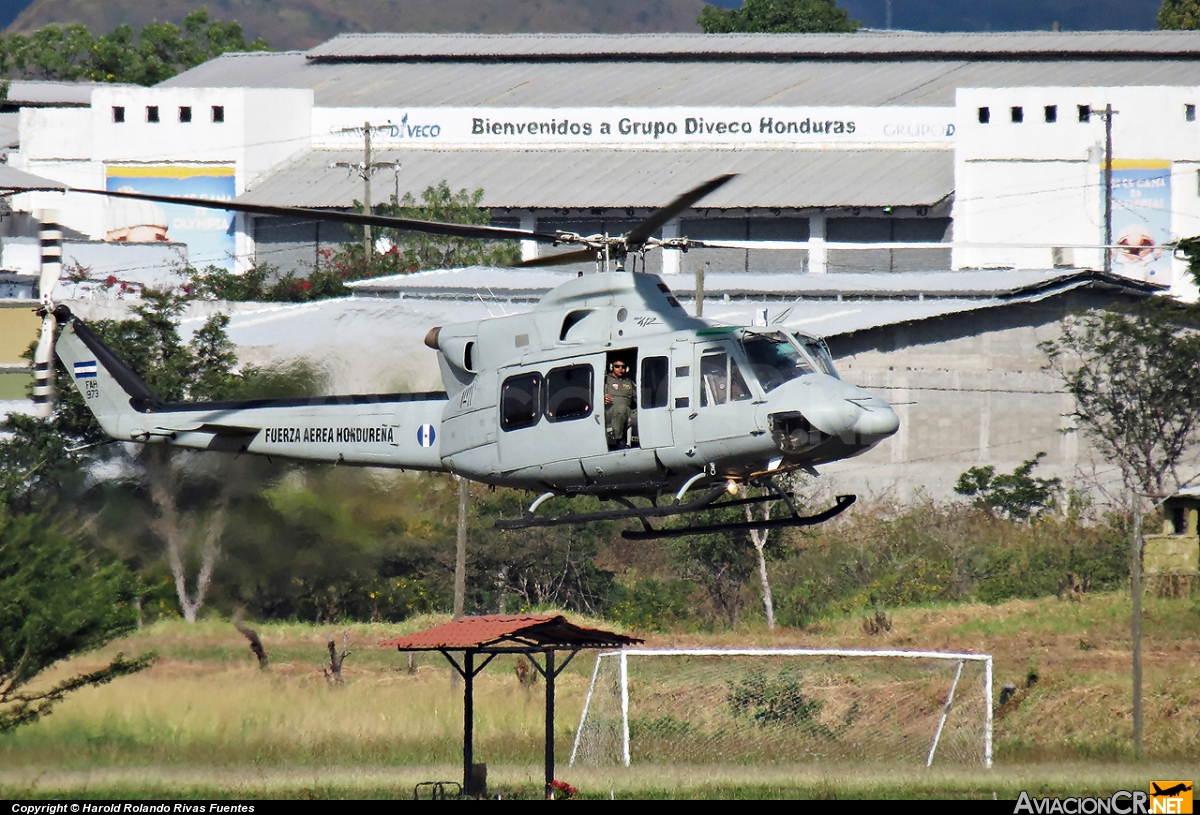 FAH-973 - Bell 412SP - Fuerza Aerea Hondureña