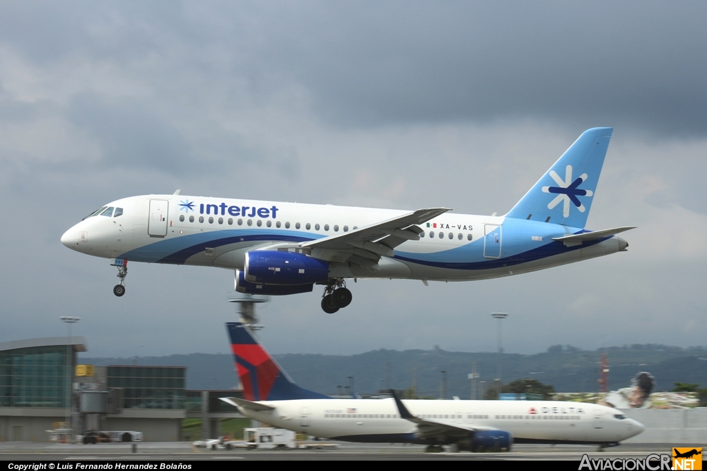XA-VAS - Sukhoi Superjet 100 - Interjet