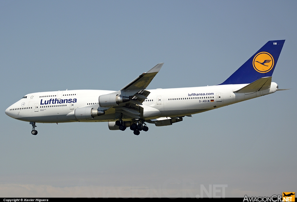 D-ABVW - Boeing 747-430 - Lufthansa