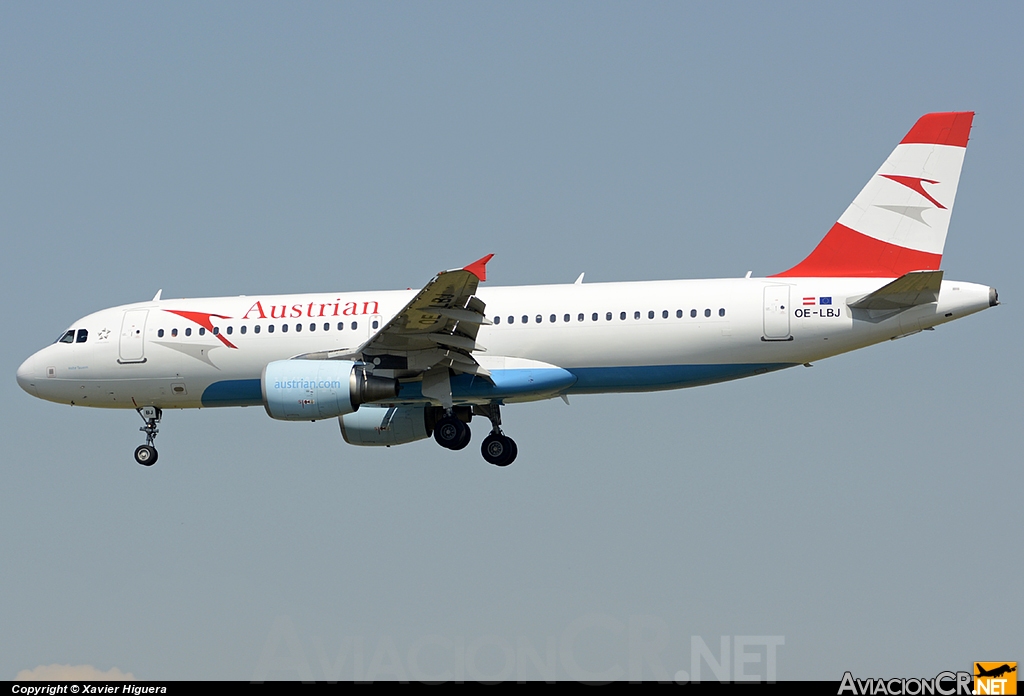 OE-LBJ - Airbus A320-214 - Austrian Airlines