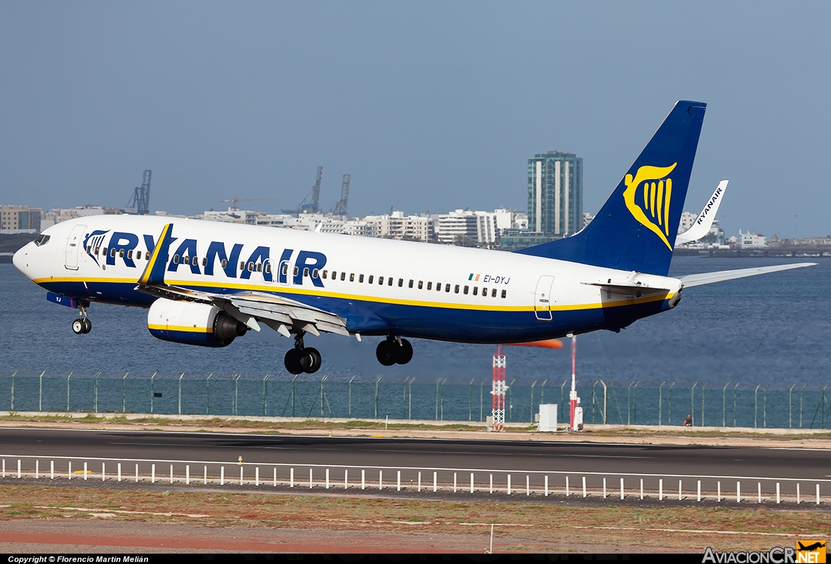 EI-DYJ - Boeing 737-8AS - Ryanair