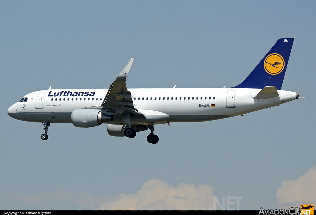 D-AIUA - Airbus A320-214 - Lufthansa
