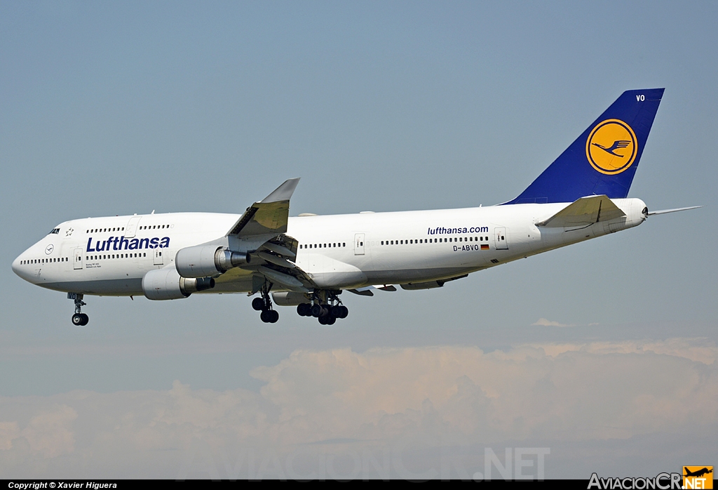 D-ABVO - Boeing 747-430 - Lufthansa