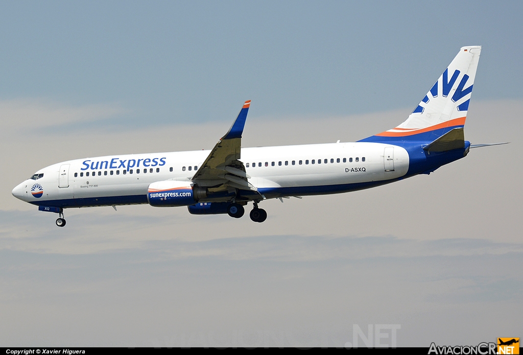 D-ASXQ - Boeing 737-8FH - SunExpress Germany
