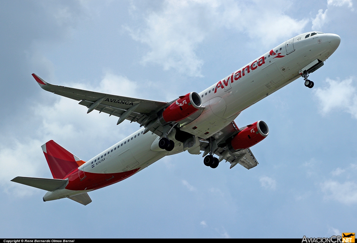 N747AV - Airbus A321-231 - Avianca El Salvador